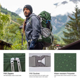 MOUNTAINTOP® 70L Internal Frame Backpack with Rain Cover - mountaintopoutdoor
