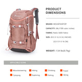 [M6510]MOUNTAINTOP® 28L Hiking Backpack